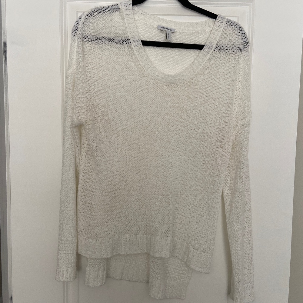 Manokian knit long sleeve top - size M/L